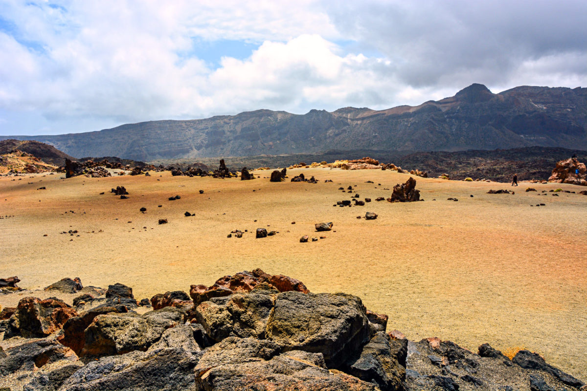 Landschaft nahe des Vulkans von Teneriffa