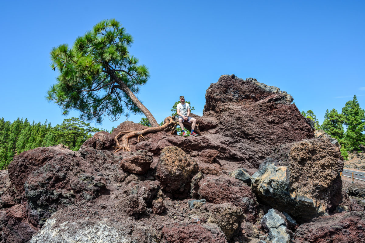 Teneriffa Gebirge nahe des Vulkans
